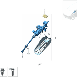 8894687221 转向管柱 适用于极氪X - 杰联莱