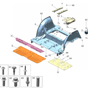 8894690830C15 8894690845C15 后纵梁后段 左 后纵梁后段 右适用于极氪009