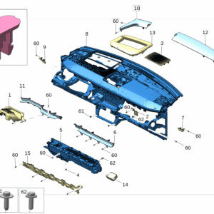 8894715413GA8 	上转向柱装饰罩  适用于极氪X