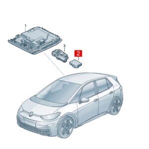 89A907594BD 控制单元 天窗 适用于上汽大众ID.3