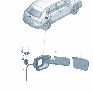 89D810393GRU 油箱盖 充电口盖适用于奥迪Q5e tron
