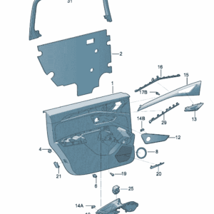 89D867307RNY 89D867308RNY 车门饰板适用于奥迪Q5e tron