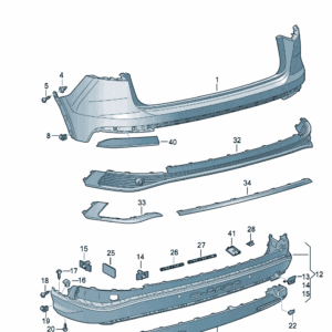 89G807511GRU  保险杠盖板 适用于奥迪Q4e tron