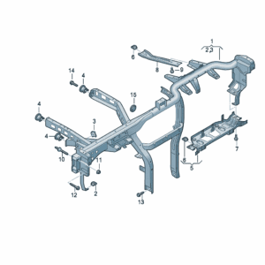 89G857017 仪表板横梁适用于奥迪Q4e tron