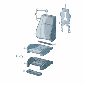 89G881361  座垫 适用于 奥迪 Q4e tron
