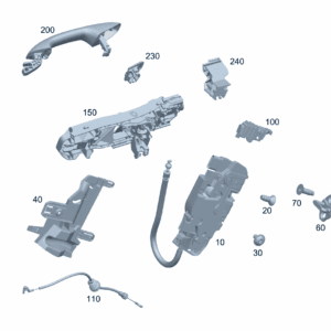 A0997303801 车门锁 左侧 适用于奔驰EQA 260 - 杰联莱