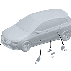A1679052401 加速传感器 气囊触发装置左侧和右侧前部模块中 适用于奔驰EQA 260 - 杰联莱