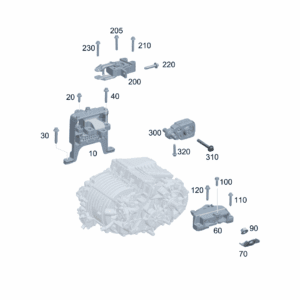 A2432402200 发动机支座 右侧 适用于奔驰EQA 260 - 杰联莱