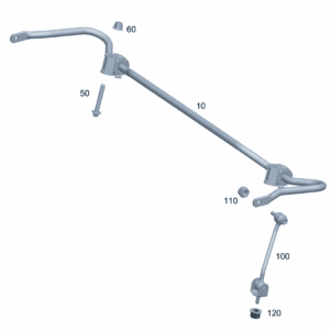 A2433206500 管状扭杆 带轴承 适用于奔驰EQA 260 - 杰联莱