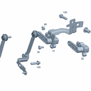 A2433207600 连接杆 右侧后部 适用于奔驰EQA 260 - 杰联莱