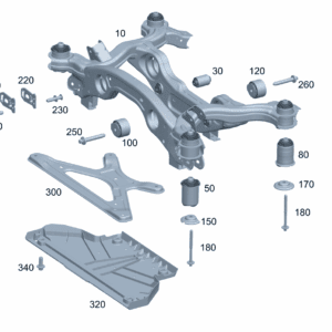 A2433501501 副车架 带轴承 适用于奔驰EQA 260 - 杰联莱