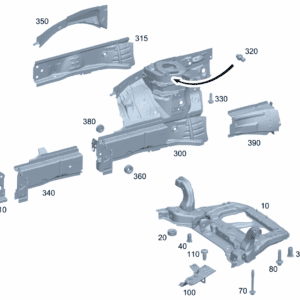 A2436206900 集成式托架 适用于奔驰EQA 260 - 杰联莱