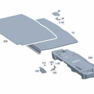 A24368015009E07 载物舱底板 适用于奔驰 EQA 260 - 杰联莱