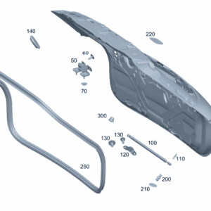 A2437400100 尾门 适用于奔驰EQA 260 - 杰联莱