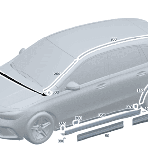 A2438171700 符号标志 左侧 适用于奔驰EQA 260 - 杰联莱