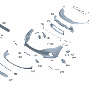 A24388019029999 保险杠饰板 下部适用于奥迪A7L