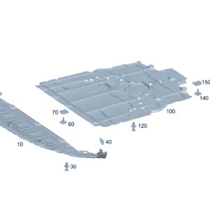 A2438855303 保险杠加强 前 适用于奔驰EQA 260 - 杰联莱