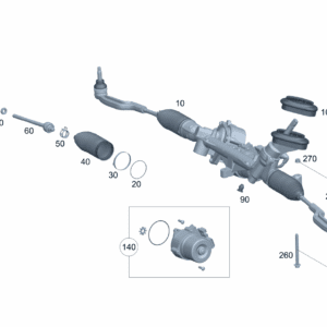 A2474602702 转向机 适用于奔驰EQA 260 - 杰联莱