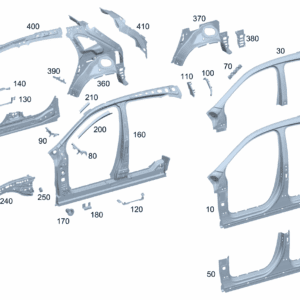 A2476307702 A 柱镶板 左侧镶板 适用于奔驰EQA 260 - 杰联莱