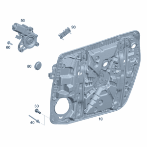 A2477201906 基础托架 左侧 适用于奔驰EQA 260 - 杰联莱