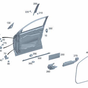 A2477202703 驾驶员侧车门 左侧 适用于奔驰EQA 260 - 杰联莱