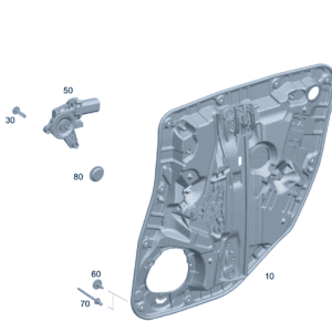 A2477300903 基础托架 左侧 适用于奔驰EQA 260 - 杰联莱