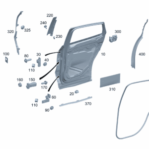 A2477305901 后车门 左侧 适用于奔驰EQA 260 - 杰联莱