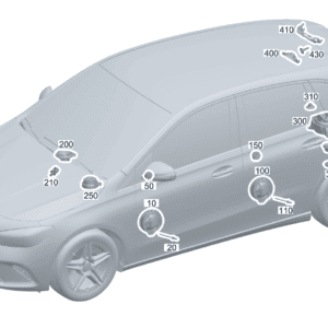 A2478201402 扬声器 左前车门 适用于奔驰EQA 260 - 杰联莱