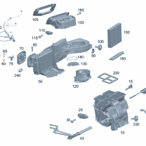 A2478303902 空调壳体外壳 适用于奔驰EQA 260 - 杰联莱