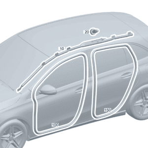 A2478603004 头部气囊 右侧 适用于奔驰EQA 260 - 杰联莱