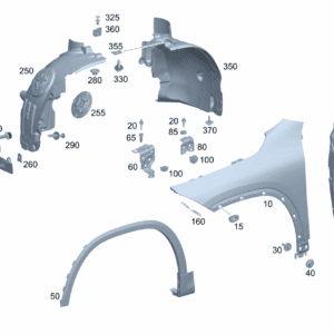 A2478811100 A2478811200  	正面翼子板 左侧 正面翼子板 右侧适用于奔驰EQA260