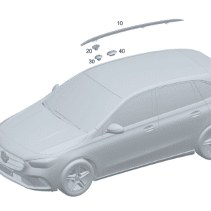 A2478905100 车顶轨 左侧 适用于奔驰EQA 260 - 杰联莱