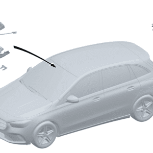 A2479007708 完整的控制单元 雨量和光线传感器 适用于奔驰EQA 260 - 杰联莱