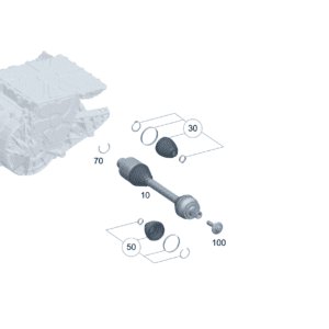 A2953501401 后轴/后桥半轴 适用于奔驰EQE - 杰联莱
