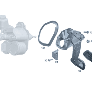 A2972903300 踏板机构 适用于奔驰EQE - 杰联莱