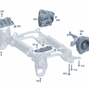 A2973307300 支架 左前侧 适用于奔驰EQE - 杰联莱