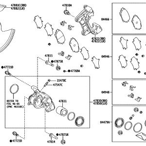 Toyota 044660R010 parts diagram
