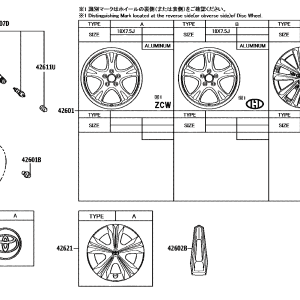 Toyota 426110R510 parts diagram