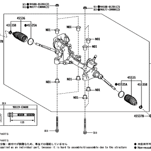 Toyota 442500R120 parts diagram