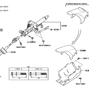 Toyota 450250R070 parts diagram