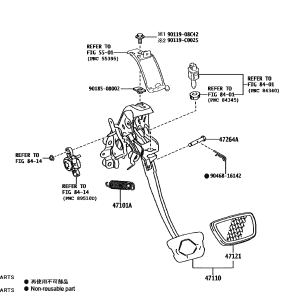 Toyota 471100R191 parts diagram