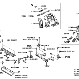 Toyota 520810R010 parts diagram