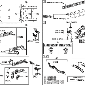 Toyota 531070R010 parts diagram