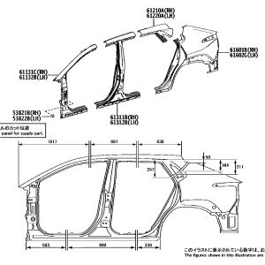 Toyota 538210R090 parts diagram