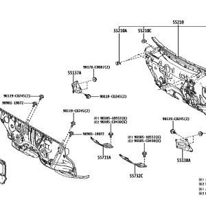 Toyota 551010R191 parts diagram