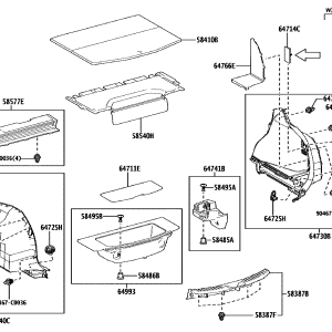 Toyota 583870R170C0 parts diagram
