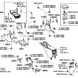 Toyota 588030R090C0 parts diagram